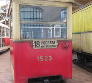 Im Museum des öffentlichen Peronennahverkehrs