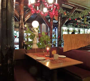 In den Gasträumen des Restaurant Sparta