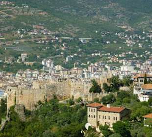 Ausblick von der Burg zur Stadt
