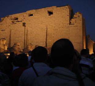 Ton und Licht Show im Karnaktempel