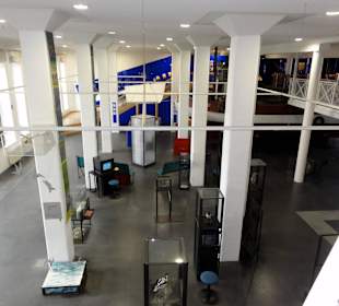 Ausstellungräume im ersten Stockwerk