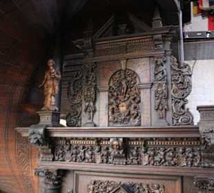 Emporenaufgang Detail