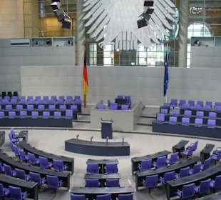 Sitzungssaal im Bundestag