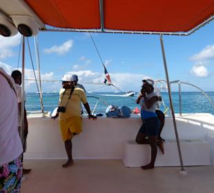 Entspannter Tripp mit dem Katamaran