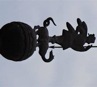 Detailansicht der Brunnenlaube