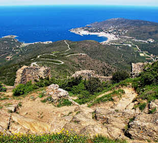 Wandersteig zum Castell de Verdera