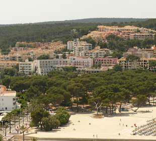 Blick auf das Hotel Casablanca