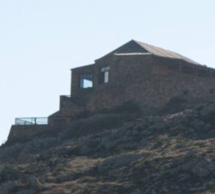 Blick zum Aussichtspunkt 