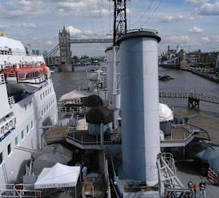 Auf der HMS Belfast