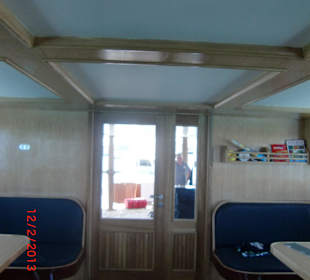 Ralfs ganzer Stolz die neue Salontür