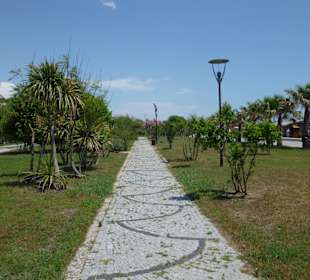 Teil der Strandpromenade
