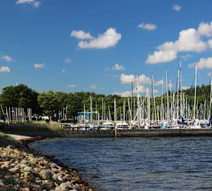 Blick auf die Strandpromenade