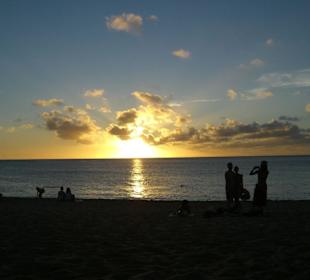 Sonnenuntergang am Diamand Head