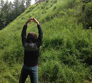 Rückseite von der Schlossruine