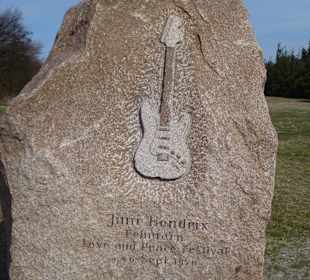 Jimi Hendrix Gedenkstein