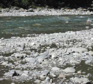 Hinter dem Restaurant - Die Bregenzerach