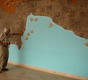 Wand-Karte Süd-Türkei!