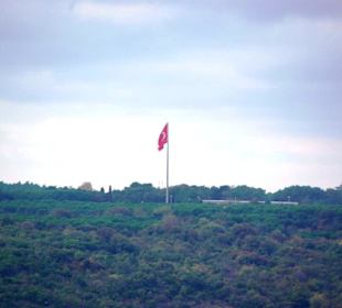 26.10.Rückfahrt von Jalta nach Santorin Durchfahrt 