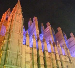 Tolle Illumation der Kathedrale