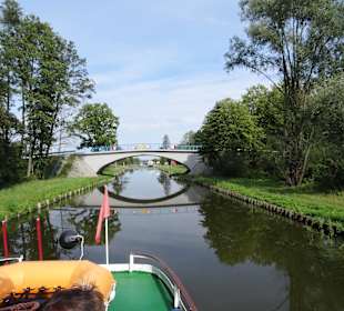 Auf dem Kanal unterwegs