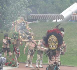 Figur in der Inka - Show 