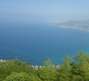 Ausblick aufs Meer hinaus