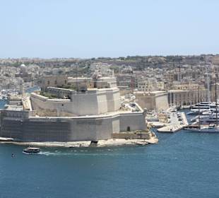 Blick vom Barrakka Gardens