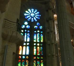 Fenster der Sagrada Familia