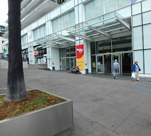 Blick auf das Shopping Center