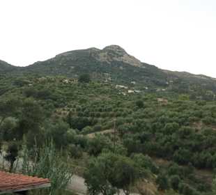 Berg Skopos vom Hotel Celia aus