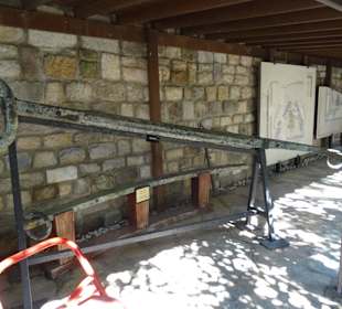 Hier wurden Pferde eingesetzt zur Wasserförderung