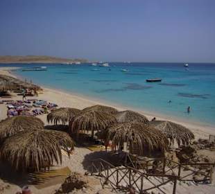 Strand auf der Mahmya Insel