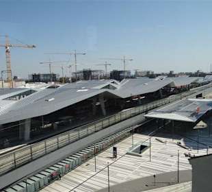 Ausblick auf den neuen Hauptbahnhof