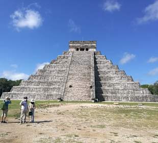Ausflug nach chichen itza bei bestem Wetter 