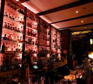 Die beeindruckende Bar des Enchilada