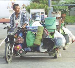 Supermarkt auf zwei Rädern