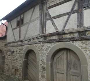 Die Gaden bei der Kirche von Schnackenwerth