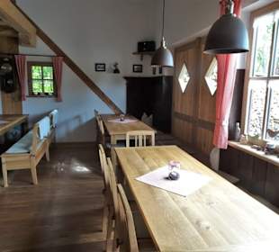 In der Gaststube des Rosenauer Hofbräu