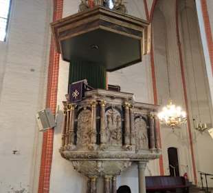 Die Kanzel in St. Jacobi