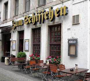 Außenansicht der Brauerei Zum Schiffchen