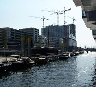 Traditionsschiffhafen und Elbphilharmonie