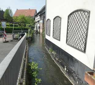 Bei einem Bummel durch die Altstadt von Steinau