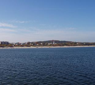 Blick auf den Strand