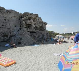 Kleiner strand.z.k 5min.vom hotel