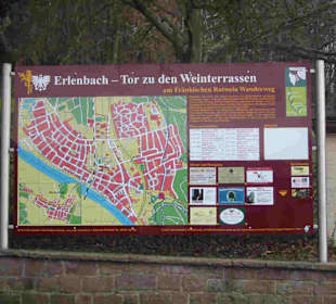 Informationstafel Rotweinwanderweg