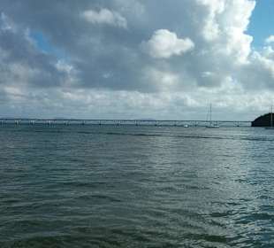 Polwysep Samana i most laczacy wyspy