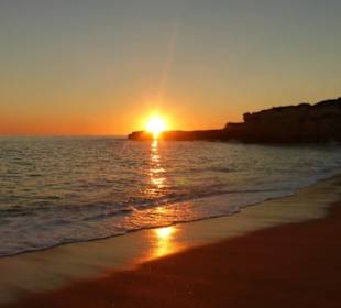 Sonnenuntergang am Strand von Castelo