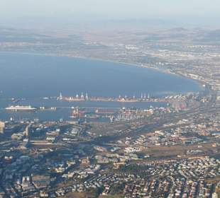 Blick auf Kapstadt vom Tafelberg