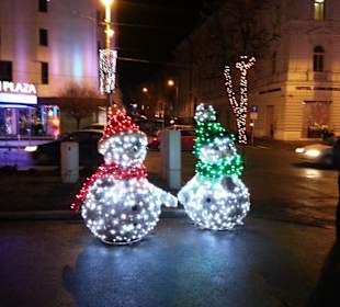 Piata Trandafirilor (im Winter)