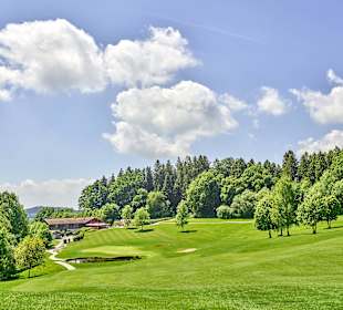 Golfplatz Brunnwies - Bahn 18 Richtung Gutshof